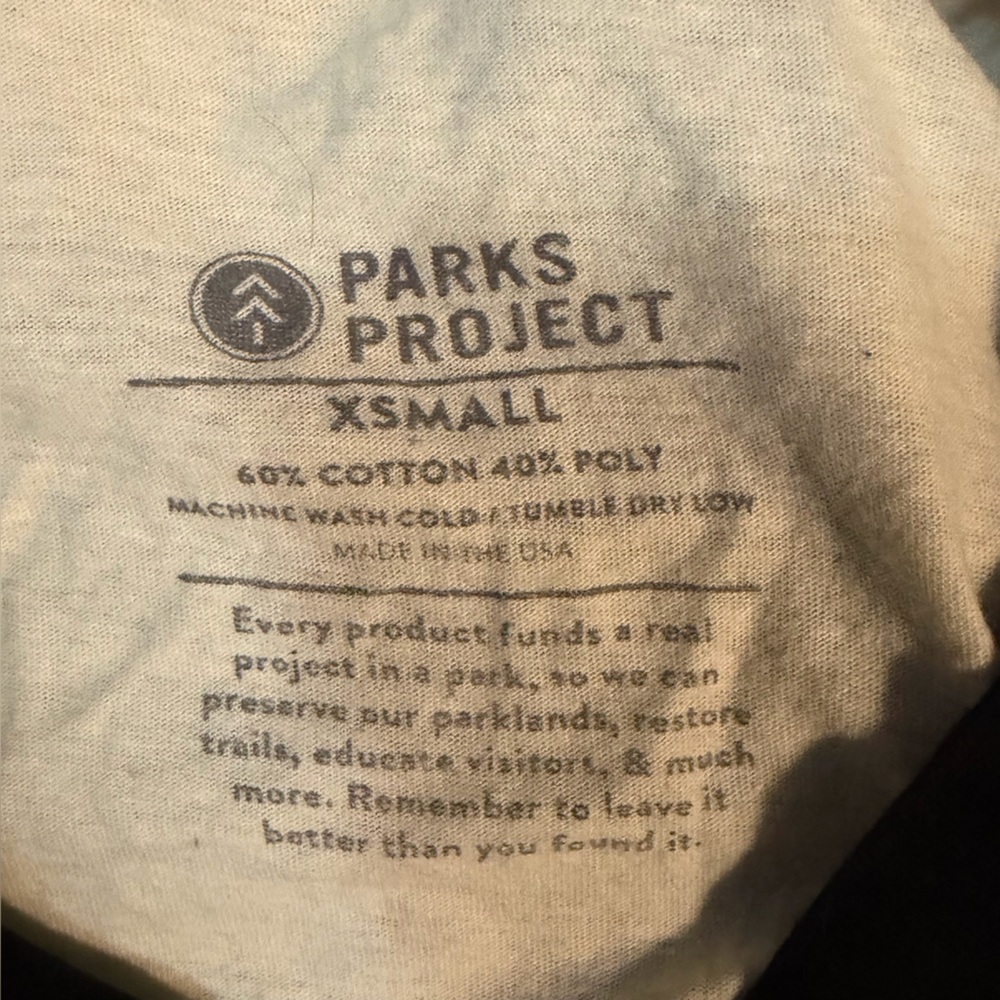 Parks Project Tree Huggers Make Better Lovers tee XS and baseball cap. Rare! - Picture 12 of 13